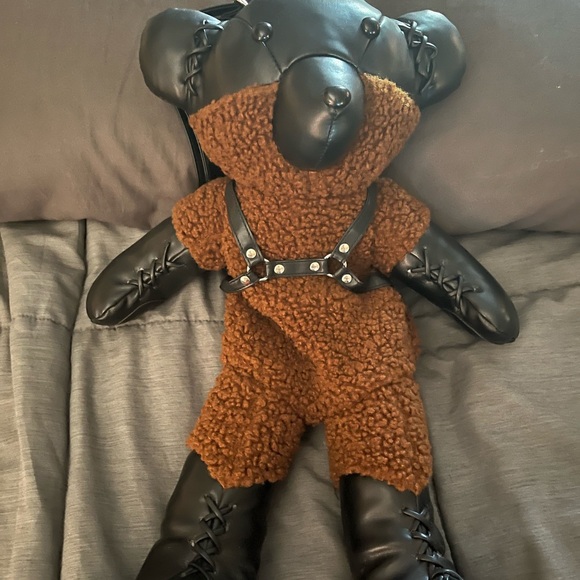 DOLLS KILL Dom Teddy Backpack - Picture 2 of 11